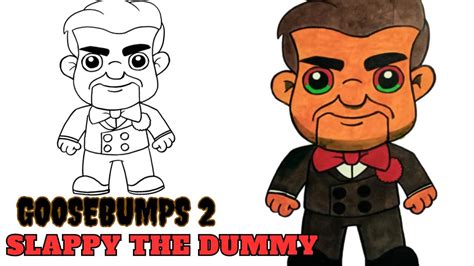 How To Draw Slappy Slappy The Dummy From Goosebumps 2 Easy Drawing