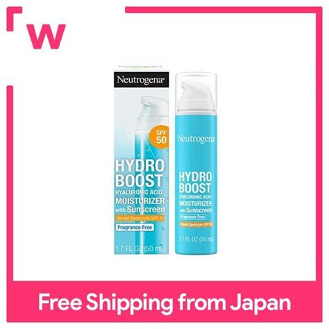 Neutrogena Hydro Boost Hyaluronic Acid Moisturizer Spf 50 50ml Lazada