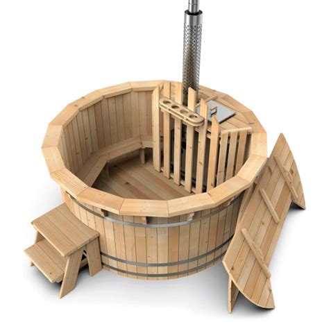 200cm Wooden Round Hot Tub Energy Efficient And High Quality