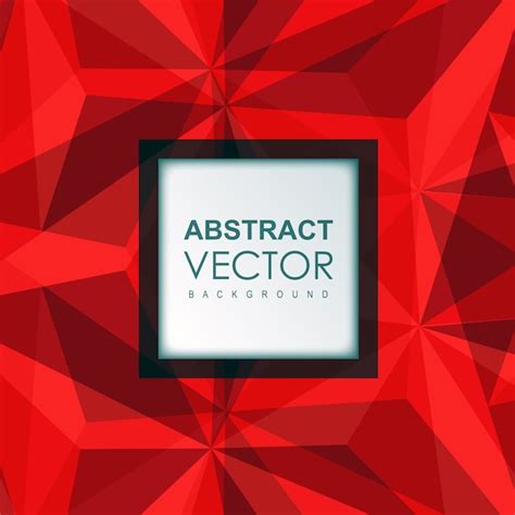 Free Vector | Red abstract vector background