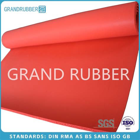 Insulation Nbr Pvc Epdm Fkm Gasket Red Sponge Foam Rubber Plastc Sheet