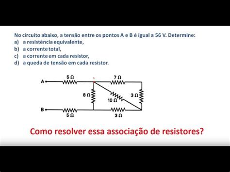 Encontre a corrente e a tensão em qualquer resistor YouTube