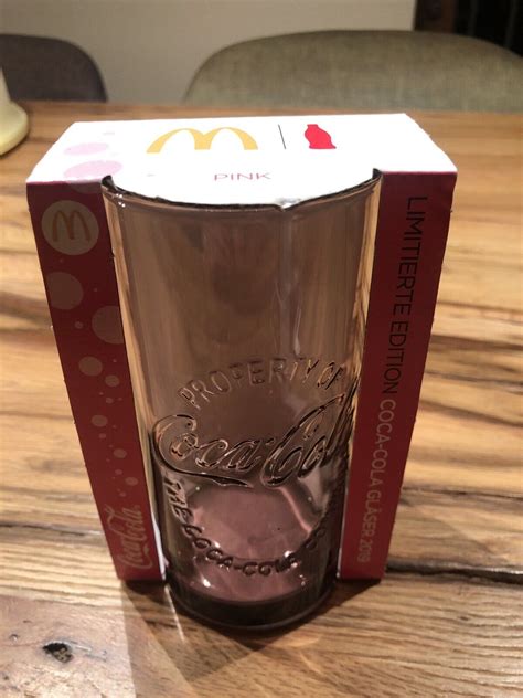 McDonalds Coca Cola Glas Pink 2019 NEU OVP EBay