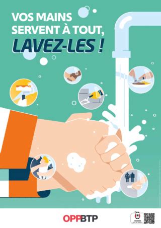 Tablissement Troitement Nuageux Affiche De Lavage De Mains Redresser