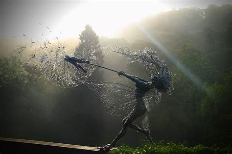 Robin Wight S Stainless Steel Fairies In The Fantasy Garden MOMENTS