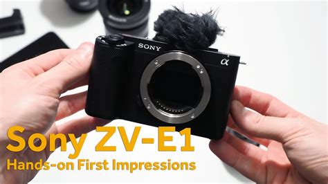 Hands On With Sony S New Full Frame Zv E Vlogging Camera Youtube