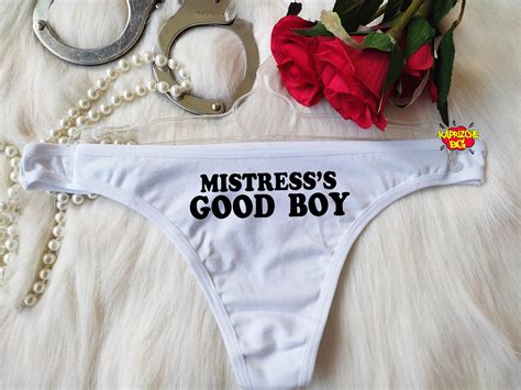 Mistress Good Sissy Thong Sissy Boy Panties Lingerie For Sissies
