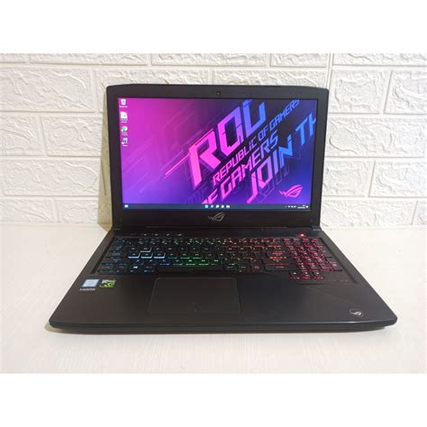 Jual Asus Rog Strix Gl503ge Core I7 8750h Ram 16gb Nvidia Gtx 1050ti Ssd Laptop Second Gaming