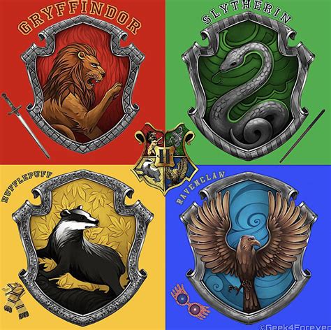 Harry Potter - Hogwarts Houses : u/Geek4Forever