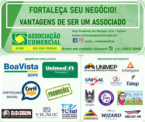 Seja Um Associado Acirp Associa O Comercial E Industrial De Rio Das