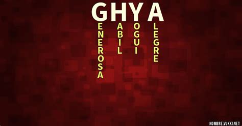 significa ghya