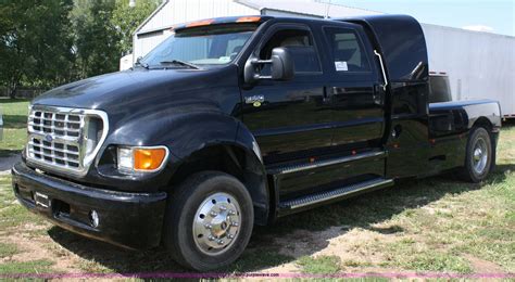 2002 Ford F650 Super Crewzer Truck In Osawatomie Ks Item A2376 Sold Purple Wave