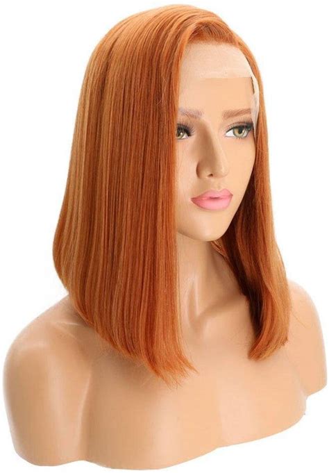 Auburn Bob Beauty Lace Front Wig Etsy