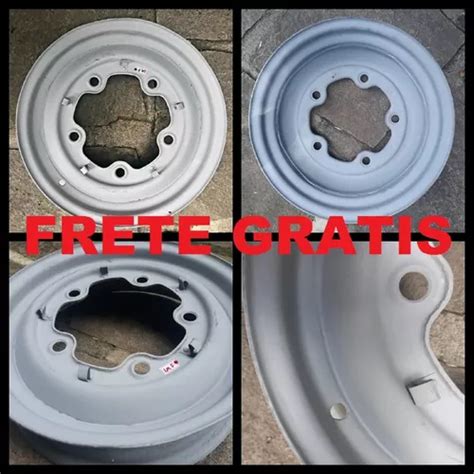 Roda Fechada Fusca 1200 Antigo 5 Furos Tala 4 0 Grampos