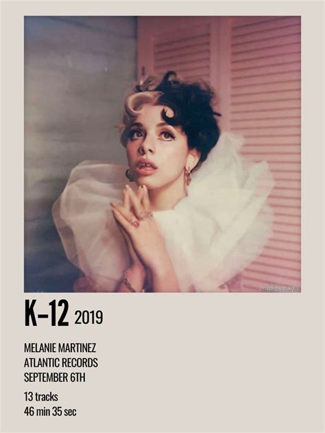 K 12 Melanie Martinez Melanie Martinez Film Posters Minimalist Melanie