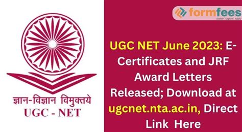 Ugc Net June E Certificates And Jrf Award Letters Released