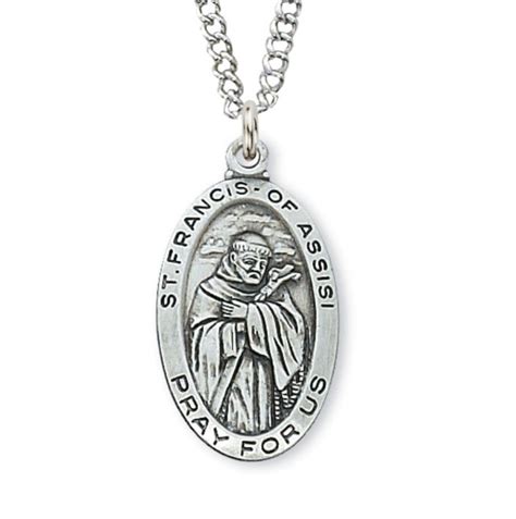 Women S St Francis Of Assisi Necklace Sterling Silver