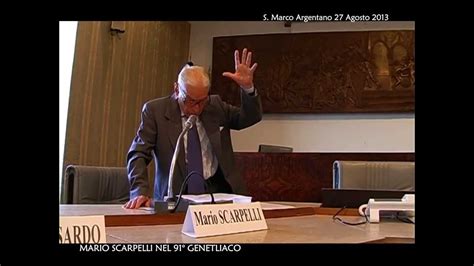 Mario Scarpelli Nel 91° Genetliaco Youtube