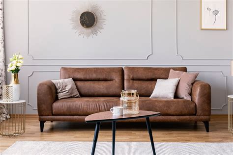 Grey Living Room Brown Couch Atelier Yuwa Ciao Jp