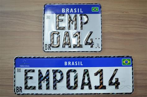 Placas Do Mercosul Come Am A Ser Implantadas Nesta Segunda No Es Veja