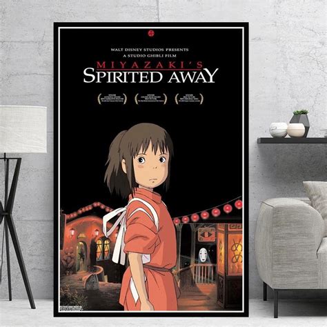 Canvas Painting Spirited Away Studio Ghibli Wall Art | Shopee Malaysia