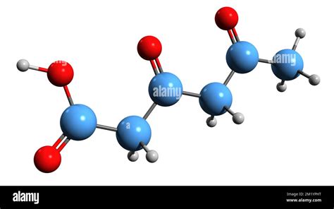 3D imagen de la fórmula esquelética del ácido triacético estructura