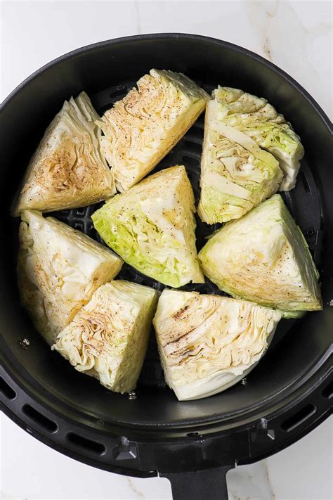 Air Fryer Cabbage With Peanut Sauce Goodness Avenue