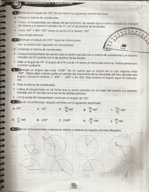 APRENDAMOS DE LA TRIGONOMETRIA Ejercicios trigonométricos páginas Nº