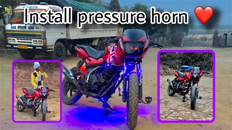 Install Pressure Horn Flasher Pulsar Youtube