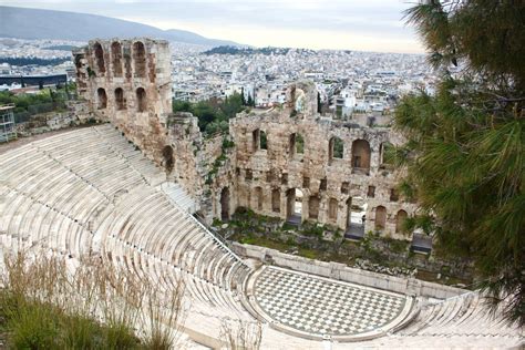 An Ancient Theatre The Odeon Of Herodes Atticus