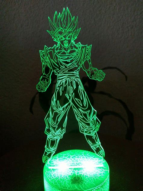 Lamparas Led Dragon Ball Z Dragon Ball Super Lamp Goku Vegeta