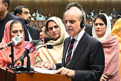 Pakistan PM Shehbaz Sharif Raises Kashmir Issue In First Parliament