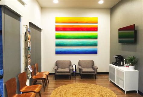 Large Wall Art | Wood Wall Art | Lobby Art | Waiting Room Art | Original Modern Art / Rosemary ...