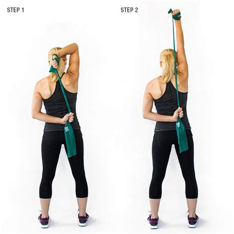 Overhead Tricep Extension With Resistance Band