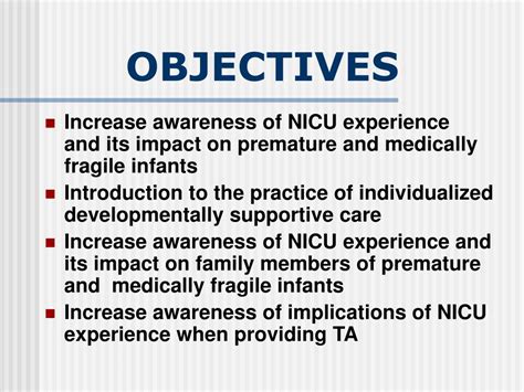 Ppt The Nicu Experience Its Impact And Implications Powerpoint Presentation Id685127