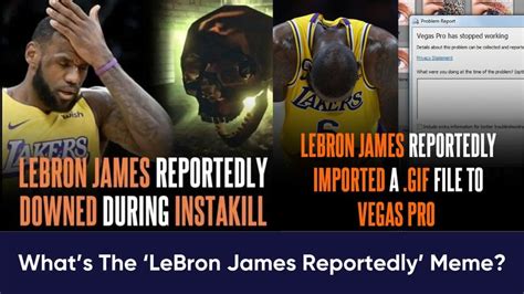 What S The Lebron James Reportedly Meme The Image Macro Quote Card Meme Expla Know Your Meme