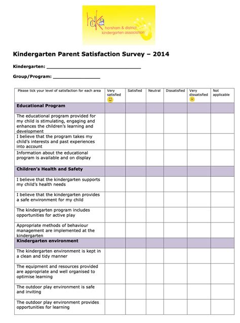 tips  create  childcare survey  parents