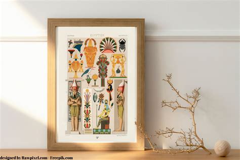 Ancient Egyptian Wall Art Set of 5 Ancient Egypt Prints - Etsy