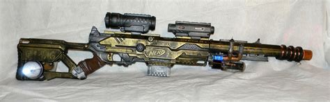 Steampunk Tesla Rail Gun Modified Nerf By Darkprofessor On Etsy