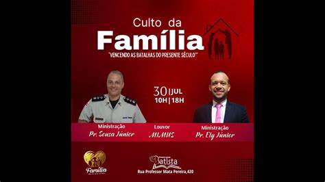 Culto de Celebração PIB Cruz das Almas BA Domingo Manhã 30 07