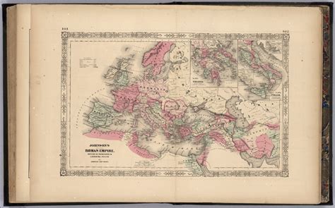 Johnsons Roman Empire Imperium Romanorum Latissime Patens By Johnson