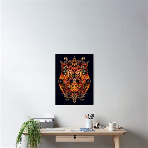 Dayak Tribe Of Borneo Poster For Sale By GODZILLARGE Redbubble