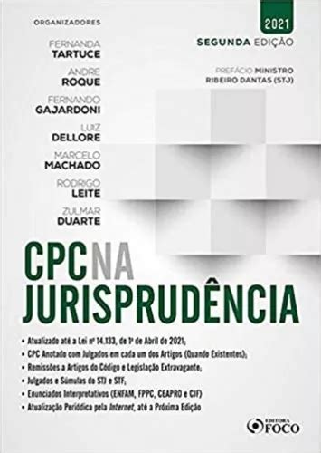 Cpc Na Jurisprudencia Edi O Foco De Fernanda Tartuce