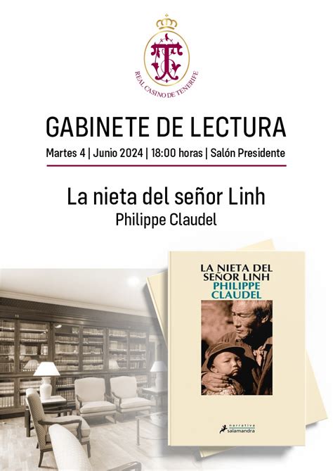 GABINETE DE LECTURA LA NIETA DEL SEÑOR LIHN DE PHILIPPE CLAUDEL Real