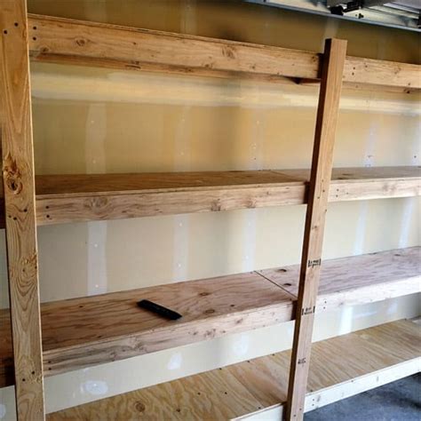 DIY Garage Storage Shelving - Tamara Ray