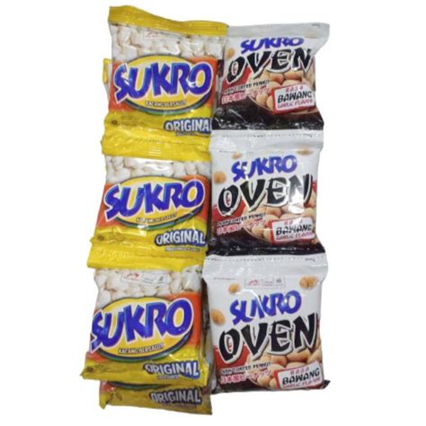 Jual [add Snack] Aneka Kacang Sukro Renceng 20gr Isi 10 Pcs Shopee