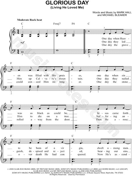 GLORIOUS DAY CASTING CROWNS CHORDS PDF