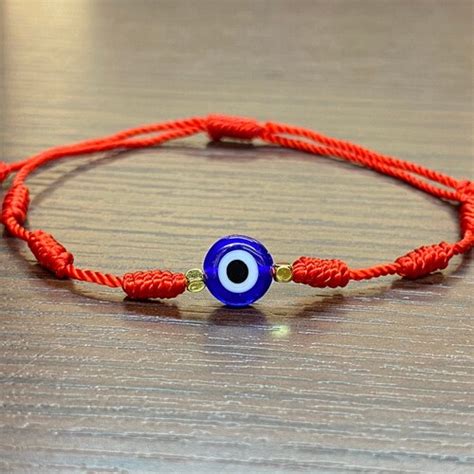 7 Knots Red Protection Bracelet Red String Bracelet Etsy