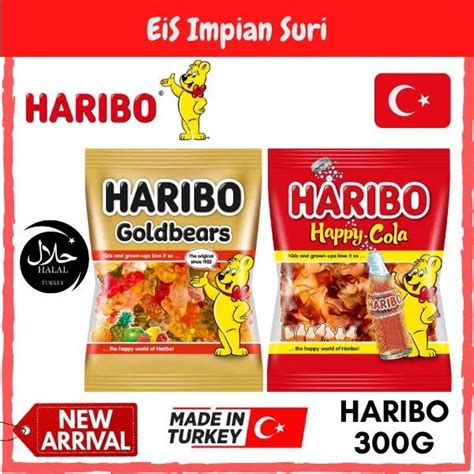 Sweet Ready Stock Haribo Gummy Candy 300g Big Pack Goldbearshappy