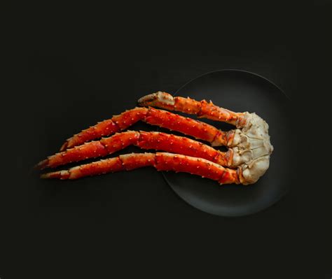 King Crab Cluster Cooked Catch Seafood